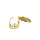 Gail Bold Gold & Pearl Earrings