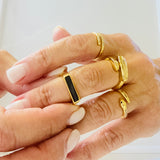 Black Line Ring