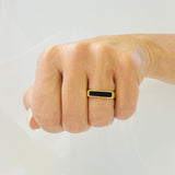 Black Line Ring