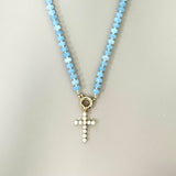 Pretty in Blue Pendant Necklace