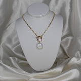 Square Fresh Pearl Necklace