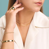 Maddie Gold Military Choker