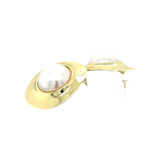 Gail Bold Gold & Pearl Earrings