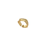 Lio Square Chunky Gold Ring