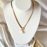 Pearl & Yellow Gold Necklace